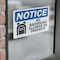 Signmission No Backpacks Allowed On Property Sign With Symbol, 14 in W x Rectangle, Vinyl Decal OS-2PACK-NS-D-1014-L-14385 - alternate 6